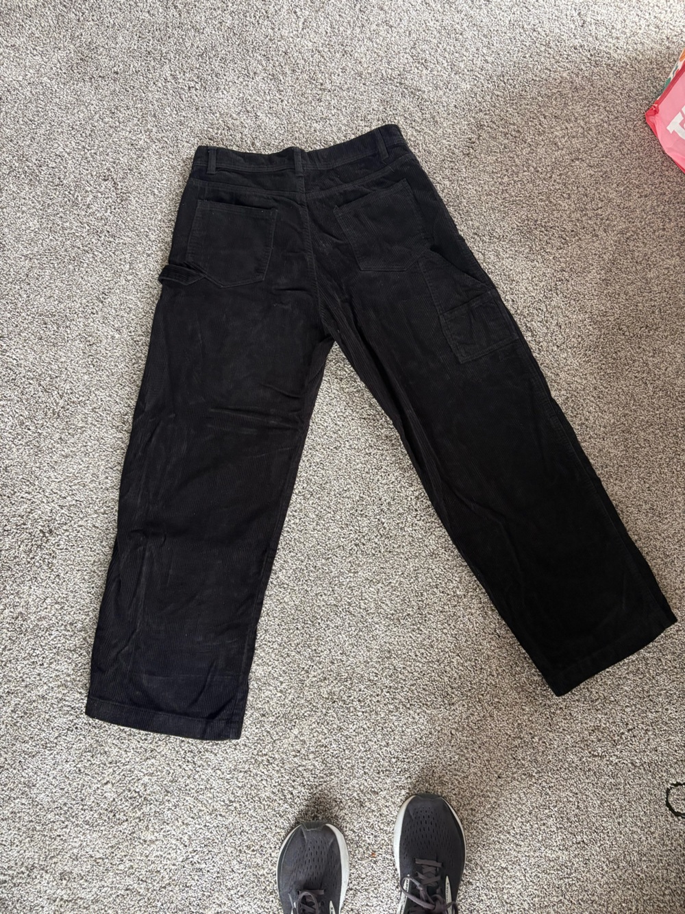 No Boundaries Black Wide-Leg Corduroy Pants - Picture 6 of 8